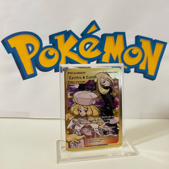 carkol pokemon card Pokemon Card 228/236 Cynthia & Caitlin Cosmic Eclipse Full Art PSA GEM   Brokenvase Games